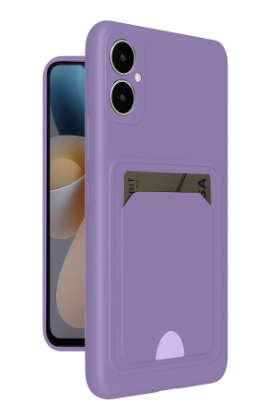 Newface Samsung Galaxy A05 Kelvin Kartvizitli Silikon - Lila resmi