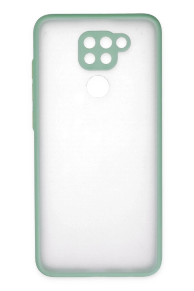 Newface Xiaomi Redmi Note 9 Kılıf Montreal Silikon Kapak - Turkuaz resmi