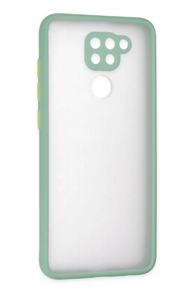 Newface Xiaomi Redmi Note 9 Kılıf Montreal Silikon Kapak - Turkuaz resmi