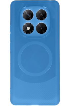 Newface Xiaomi Redmi Note 14 Pro 4G Kılıf Maya Karbon Kapak - Lacivert resmi