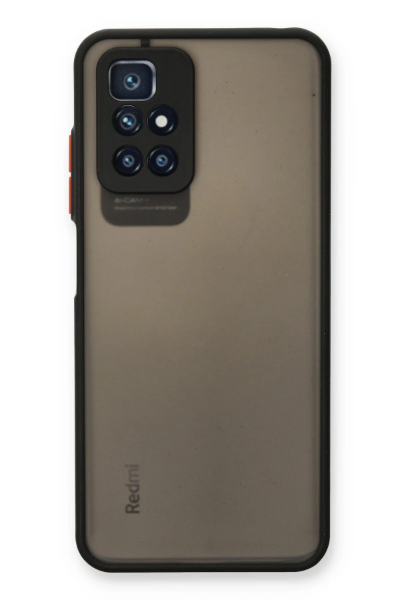 Newface Xiaomi Redmi 10 2022 Kılıf Montreal Silikon Kapak - Siyah resmi