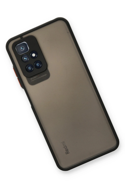 Newface Xiaomi Redmi 10 2022 Kılıf Montreal Silikon Kapak - Siyah resmi