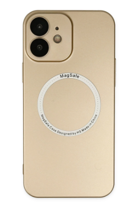 Newface iPhone 12 Kılıf Jack Magneticsafe Lens Silikon - Gold resmi