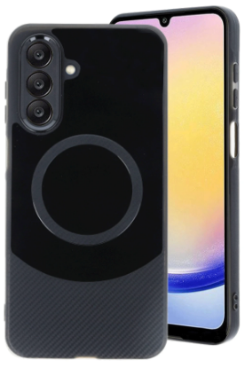 Newface Samsung A16 5G Kılıf Maya Karbon Kapak - Siyah resmi