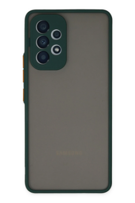 Newface Samsung Galaxy A33 5G Kılıf Montreal Silikon Kapak - Yeşil resmi