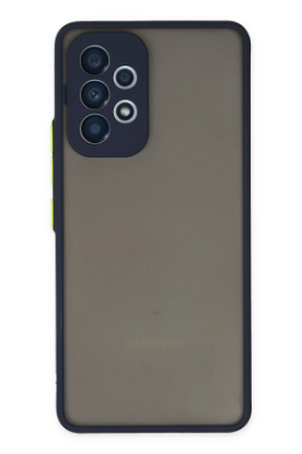 Newface Samsung Galaxy A33 5G Kılıf Montreal Silikon Kapak - Lacivert resmi