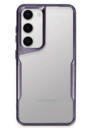 Newface Samsung Galaxy S23 Kılıf Boyi Silikon Kapak - Derin Mor resmi