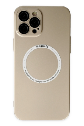 Newface iPhone 12 Pro Kılıf Jack Magneticsafe Lens Silikon - Gold resmi