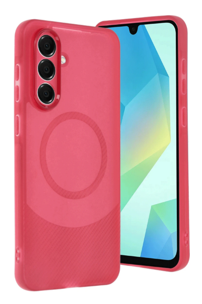 Newface Samsung A16 5G Kılıf Maya Karbon Kapak - Bordo resmi