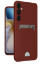 Newface Samsung Galaxy A26 Kılıf Kelvin Kartvizitli Silikon - Bordo resmi