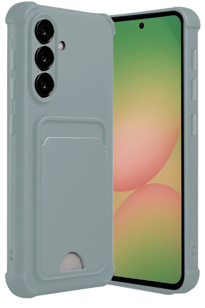 Newface Samsung Galaxy A36 Kılıf Kelvin Kartvizitli Silikon - Açık Yeşil resmi