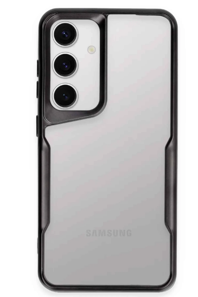Newface Samsung Galaxy S24 Kılıf Boyi Silikon Kapak - Siyah resmi