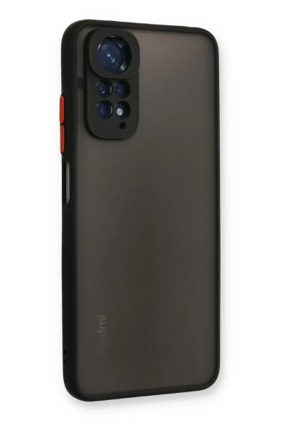Newface Xiaomi Redmi Note 11 Kılıf Montreal Silikon Kapak - Siyah resmi