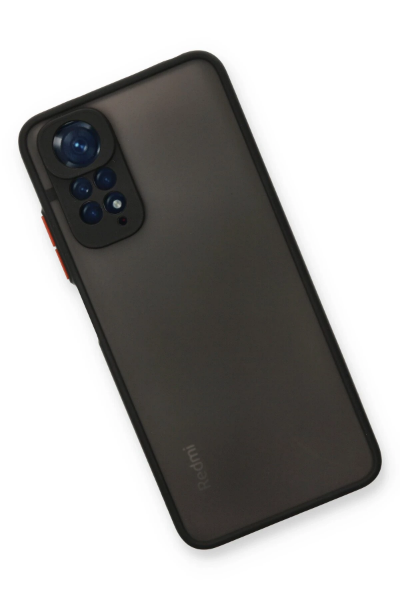 Newface Xiaomi Redmi Note 11 Kılıf Montreal Silikon Kapak - Siyah resmi