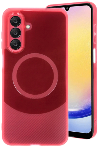 Newface Samsung A26 Kılıf Maya Karbon Kapak - Bordo resmi