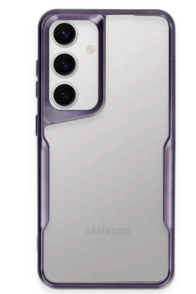 Newface Samsung Galaxy S24 Kılıf Boyi Silikon Kapak - Derin Mor resmi