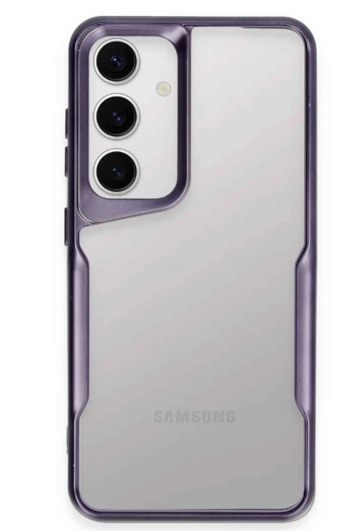Newface Samsung Galaxy S24 Kılıf Boyi Silikon Kapak - Derin Mor resmi