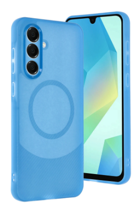 Newface Samsung A36 Kılıf Maya Karbon Kapak - Mavi resmi