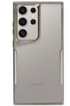 Newface Samsung Galaxy S24 Ultra Kılıf Boyi Silikon Kapak - Titan Gri resmi