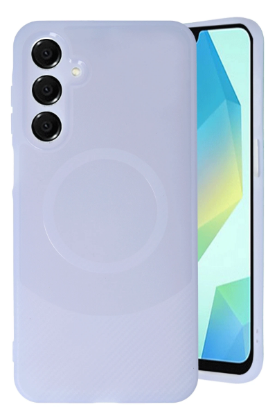 Newface Samsung A56 Kılıf Maya Karbon Kapak - Lila resmi