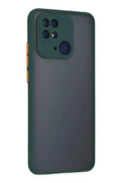 Newface Xiaomi Redmi 10C Kılıf Montreal Silikon Kapak - Yeşil resmi
