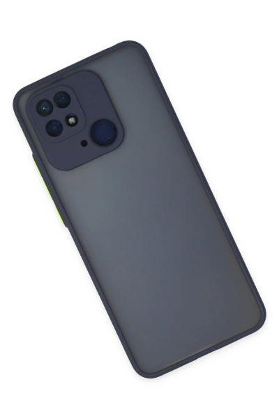 Newface Xiaomi Redmi 10C Kılıf Montreal Silikon Kapak - Lacivert resmi