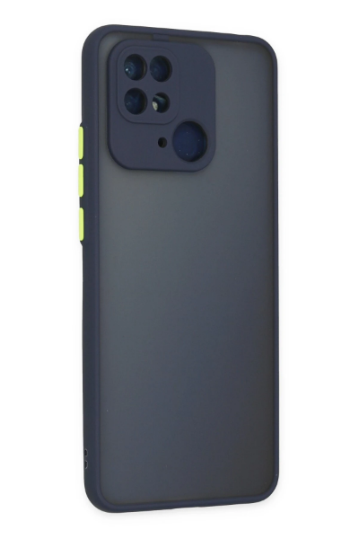 Newface Xiaomi Redmi 10C Kılıf Montreal Silikon Kapak - Lacivert resmi