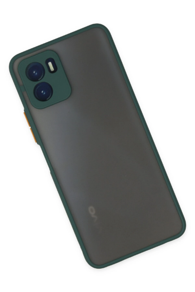 Newface Vivo Y15S Kılıf Montreal Silikon Kapak - Yeşil resmi