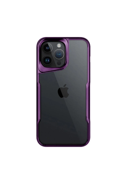 Newface iPhone 16 Pro Kılıf Boyi Silikon Kapak - Derin Mor resmi