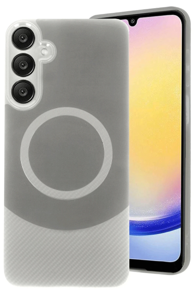 Newface Samsung A56 Kılıf Maya Karbon Kapak - Gri resmi