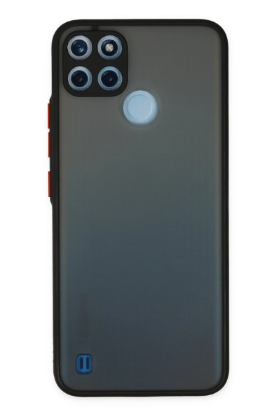 Newface Realme C21Y Kılıf Montreal Silikon Kapak - Siyah resmi