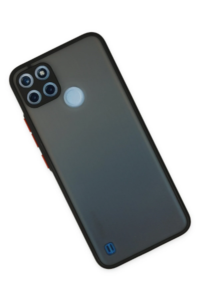 Newface Realme C21Y Kılıf Montreal Silikon Kapak - Siyah resmi