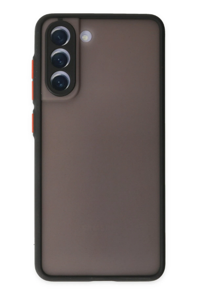 Newface Samsung Galaxy S21 FE Kılıf Montreal Silikon Kapak - Siyah resmi