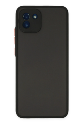 Newface Samsung Galaxy A03 Kılıf Montreal Silikon Kapak - Siyah resmi