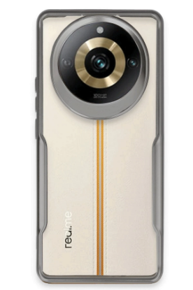 Newface Realme 11 Pro Kılıf Boyi Silikon Kapak - Gümüş resmi