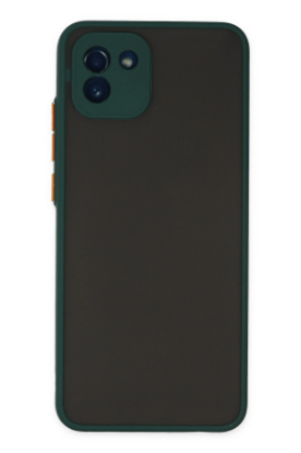 Newface Samsung Galaxy A03 Kılıf Montreal Silikon Kapak - Yeşil resmi