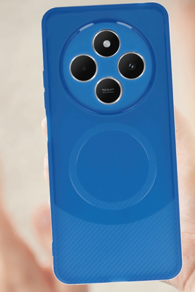 Newface Xiaomi Redmi 14C Kılıf Maya Karbon Kapak - Siyah resmi