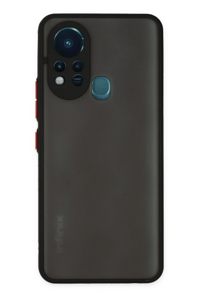 Newface İnfinix Hot 11s Kılıf Montreal Silikon Kapak - Siyah resmi