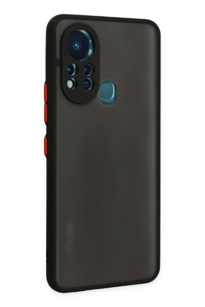 Newface İnfinix Hot 11s Kılıf Montreal Silikon Kapak - Siyah resmi