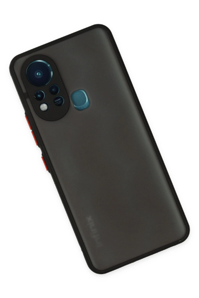 Newface İnfinix Hot 11s Kılıf Montreal Silikon Kapak - Siyah resmi