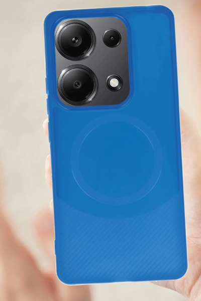 Newface Xiaomi Redmi Note 13 Pro 4G Kılıf Maya Karbon Kapak - Siyah resmi