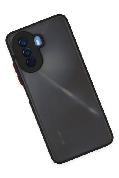 Newface Huawei Nova Y70 Kılıf Montreal Silikon Kapak - Siyah resmi