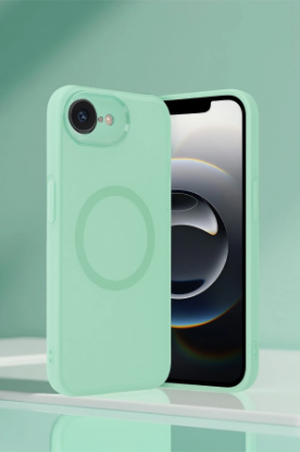 Newface iPhone 16E Kılıf Maya Karbon Kapak - Koyu Yeşil resmi