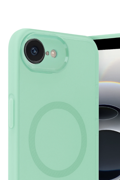 Newface iPhone 16E Kılıf Maya Karbon Kapak - Koyu Yeşil resmi