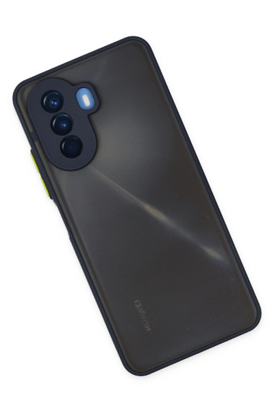 Newface Huawei Nova Y70 Kılıf Montreal Silikon Kapak - Lacivert resmi