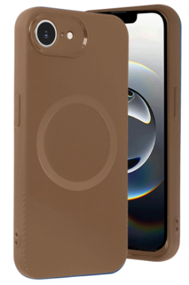 Newface iPhone 16E Kılıf Maya Karbon Kapak - Kahverengi resmi