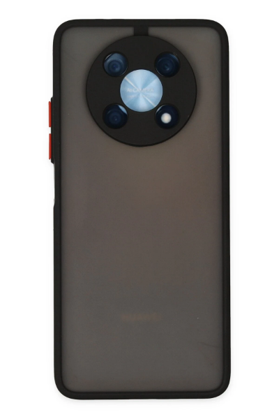 Newface Huawei Nova Y90 Kılıf Montreal Silikon Kapak - Siyah resmi
