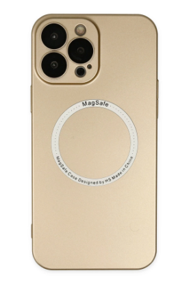Newface iPhone 14 Pro Max Kılıf Jack Magneticsafe Lens Silikon - Gold resmi