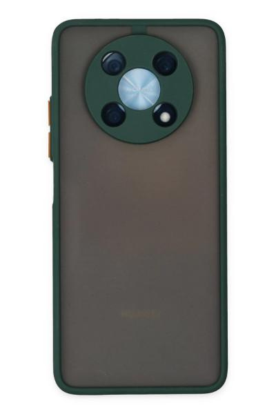 Newface Huawei Nova Y90 Kılıf Montreal Silikon Kapak - Yeşil resmi