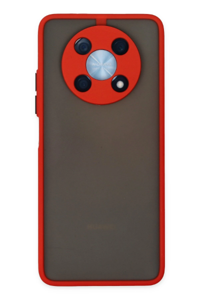 Newface Huawei Nova Y90 Kılıf Montreal Silikon Kapak - Kırmızı resmi